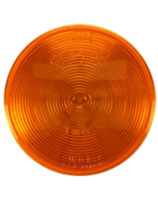 40 Series, Incandescent, Yellow Round, 1 Bulb, Front/Park/Turn, 24V, PL-3