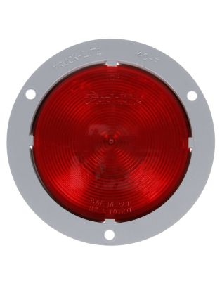 40 Series, Incandescent, Red, Round, 1 Bulb, Stop/Turn/Tail, Flange Mount, PL-3, 12V, Pallet