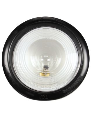 40 Series, Incandescent, Clear Round, 1 Bulb, Back-Up Light, Black Grommet Mount, Socket Assembly, Stripped End/Ring Terminal, 12V, Kit, Bulk