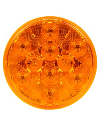Signal-Stat, LED, Yellow Round, 10 Diode, Front/Park/Turn, 12V, PL-3