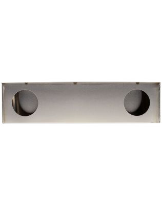 40 Series, Left Hand Side, Module Bracket, 4 in Diameter Lights, Used In Round Shape Lights, Silver Stainless Steel, 4 Screw Bracket Mount