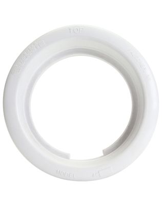 Open Back, White PVC, Grommet for 40, 44 Series and 4 in. Lights, Round