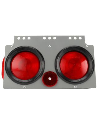 40 Series, Incandescent, M/C & S/T/T Light Module w/ Side Marker, Left Hand Side, Black PVC, 12V