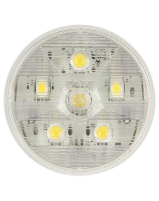 44 Series Multipurpose 4 In. Round LED Flood Light, 6 Diode, 250 Lumen, Blunt Cut, 12V