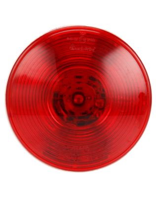 44 Series,European Approved, LED, Red, Round, 1 Diode, Stop/Turn/Tail, Hardwired, .180 Bullet, 12-24V