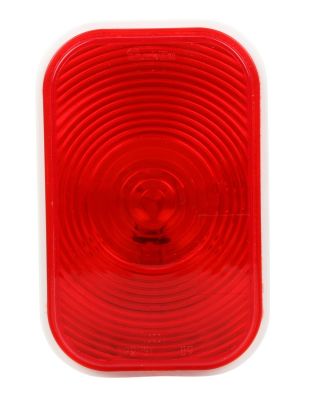 Super 45, Incandescent, Red, Rectangular, 1 Bulb, Stop/Turn/Tail, PL-3, 12V