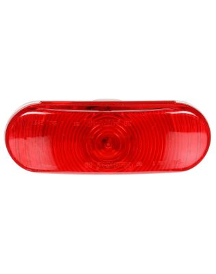 Super 60, Incandescent, Red, Oval, 1 Bulb, Stop/Turn/Tail, Black Grommet Mount, PL-3, Stripped End/Ring Terminal, 12V, Kit, Pallet