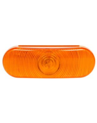60 Series, Incandescent, Yellow Oval, 1 Bulb, Front/Park/Turn, Black PVC, Grommet Mount, 12V, PL-3, Packard Connector 12015793, Kit, Pallet