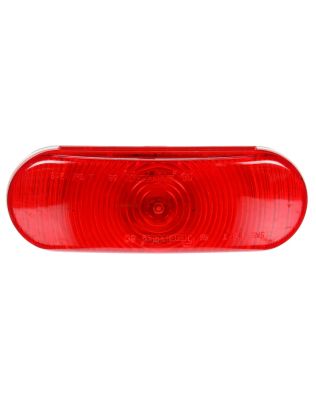Super 60, Incandescent, Red, Oval, 1 Bulb, Stop/Turn/Tail, PL-3, 24V