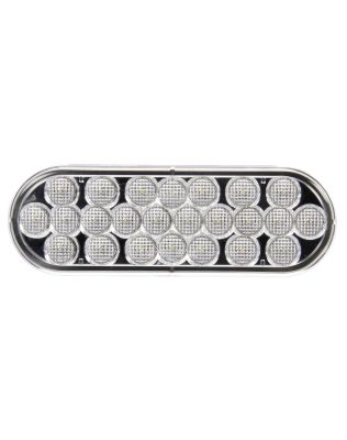 Signal-Stat, LED, Clear Oval, 24 Diode, Back-Up Light, PL-2, 12V, Bulk