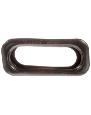 Open Back, LLV, Black PVC, Grommet for 60 Series and 2 x 6 in. Lights, Oval