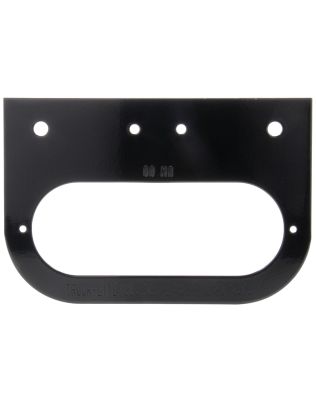 Bracket Mount, 60 Series Lights, Used In Oval Shape Lights, Black Steel, 2 Screw Bracket Mount, Bulk