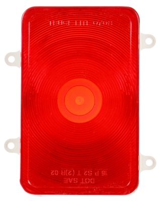 Bus, Incandescent, Red, Rectangular, Stop/Turn/Tail, 4 Screw, Socket Assembly, Bulk