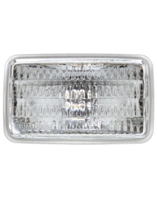4x6 in. Rectangular Halogen Work Light, 1 Bulb, 12V
