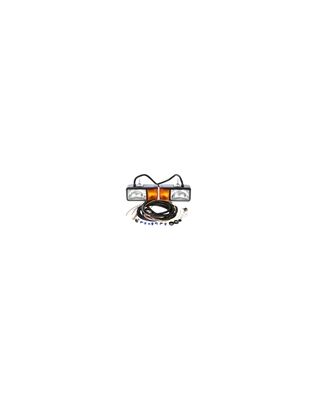 Universal, Halogen, 4 x 6 in. Rectangular, Snow Plow Light, 2 Bulb, Polycarbonate, 12V, Bulk, Kit