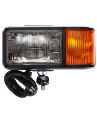 Left Hand Side, Halogen, 4 x 6 in. Rectangular, Snow Plow Light, 2 Bulb, Polycarbonate, 12V