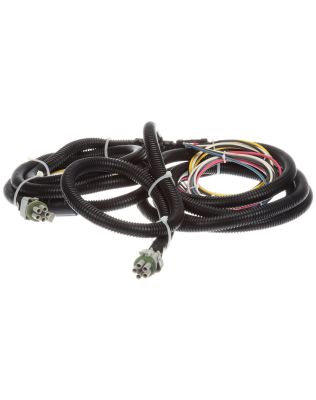2 Plug, 114 in. Snow Plow, ATL Harness, 16 Gauge, Packard Connector 15324197, Ring Terminal, Blunt Cut
