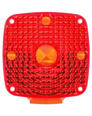 Signal-Stat, Square, Red, Acrylic, Replacement Lens for Pedestal Lights (940, 941, 950, 955, 956, 957), 4 Screw