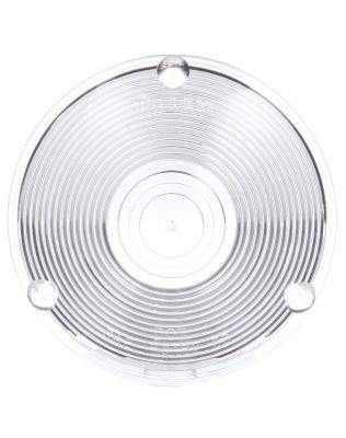 Signal-Stat, Round, Clear, Acrylic, Replacement Lens for Front, Rear Lighting (3613W), License Lights (3693W C, 3691W C), 3 Screw