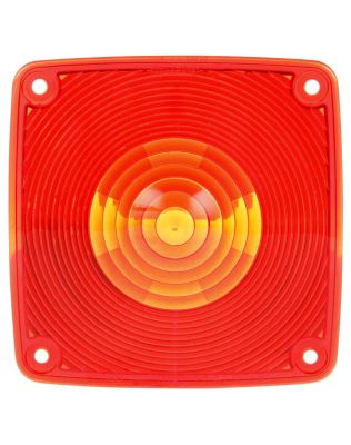 Signal-Stat, Square, Yellow, Polycarbonate, Replacement Lens for Pedestal Lights (4872AA, 4805AY116, 4805AY117), 4 Screw