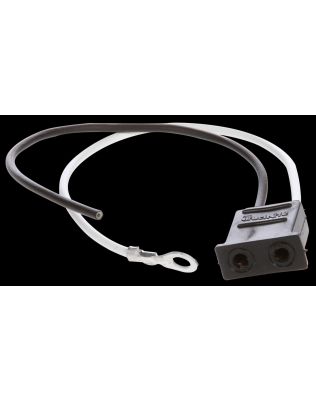 Marker Clearance/Interior Utility and Dome Light Plug, 16 Gauge GPT Wire, 19 Series Male Pin Plug, Stripped End/Ring Terminal, 7.5 in.