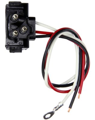 Stop/Turn/Tail Plug, 16 Gauge GPT Wire, Right Angle PL-3, Stripped End/Ring Terminal, 11 in., Bulk