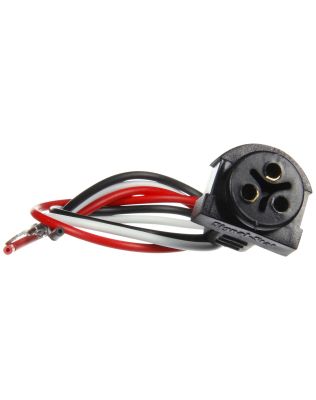 Stop/Turn/Tail Plug, 18 Gauge GPT Wire, Male Pin Plug, Stripped End/Ring Terminal, 9.5 in.