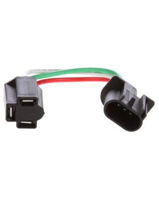 HeadLight Plug, 16 Gauge SXL Wire, H4 Connector, H13 Connector, 5 in.