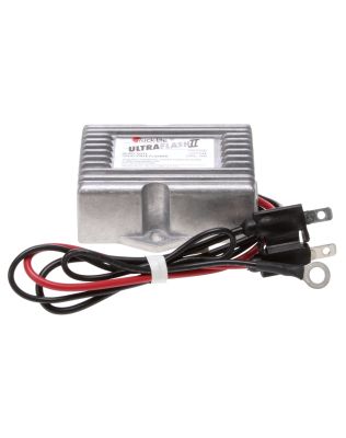 Heavy-Duty Solid-State, Aluminum Flasher Module, 90fpm, Audible, 85 DB, 12-24V, Hardwired, Bi-Polar Plug/Ring Terminal, Bulk