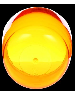 Signal-Stat, Round, Yellow, Acrylic, Replacement Lens for Beacons (6822A, 6823A), Snap-Fit