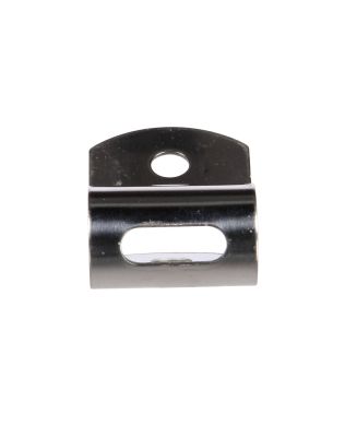 2.25 x 1.25 in., Universal Head Clamp, Silver Steel