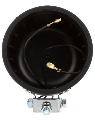 Black Rubber, 1 Stud Mount, 5" Round Replacement Housing