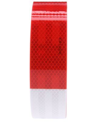 Red/White Reflective Tape, 2 in. x 150 ft.