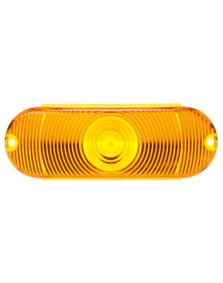 Oval, Yellow, Polycarbonate, Replacement Lens for Lights (60 Series), 2 Screw