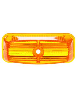 Rectangular, Yellow, Acrylic, Replacement Lens for Bus Lights (26353Y, 1151), 1 Screw