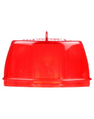 Triangular, Red, Acrylic, Replacement Lens for Bus Lights (26354R), 3 Screw