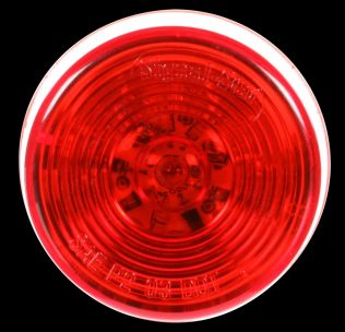 Signal-Stat, LED, Red Round, 6 Diode, Marker Clearance Light, P2, PL-10, 12V