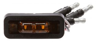 36 Series, Dual-Function, Flex-Lite, LED, Rectangular, Yellow, 3 Diode, Black, 12V