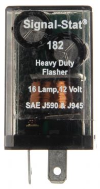Signal-Stat, 16 Light Electro-Mechanical, Plastic Flasher Module, 70-120fpm, 12V, 2 Blade Terminals
