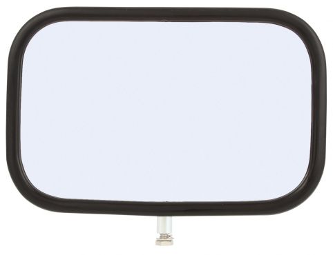 Signal-Stat, 5.5 x 8.5 in., Chrome ABS Plastic, Flat Mirror, Universal