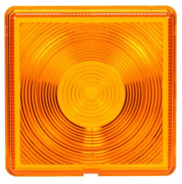 Signal-Stat, Square, Yellow, Acrylic, Replacement Lens for Direction Indicator Lights, STT/B/U Lights (8000, 8001, 8002), Snap-Fit