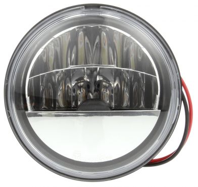 LED, Auxiliary Light, 1 Diode, Round, Clear Polycarbonate, Hardwired, Packard Connector 12048159, 12V, Bulk