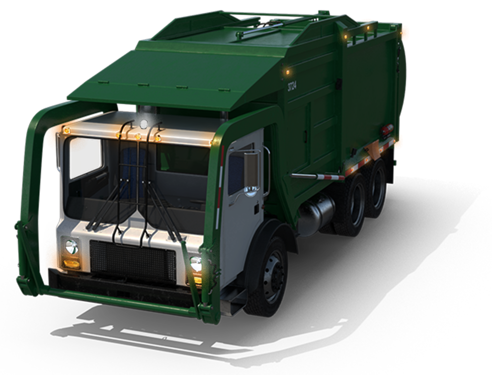 Garbage Truck Front